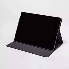 heyday Apple iPad Air 10.9-inch and iPad Pro 11-inch Case - Black Saffiano