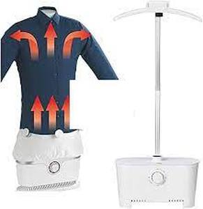 All in One Laundry Clothes Drying Rack System Garment Streamer,850W, Ideal for Blouses, T-shirts, Sweaters, Jackets,Dries and Irons Clothes Automatically in one Step