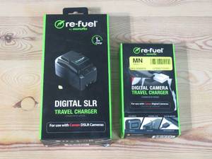 Digipower - Digital Camera Travel Charger for Canon Batteries (NB4L, NB6L, NB11L) - Black && Digipower - DSLR Travel Charger For Canon Replacement Batteries (LP-E6E12E17) - Black