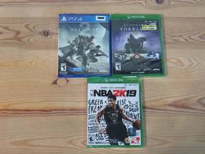 Lot of 7 PS4 & XBOX ONE Games