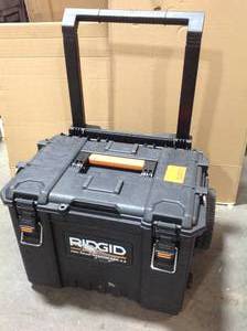 RIDGID 2.0 Pro Gear System 25 in. All Terrain Rolling Tool Cart, Open Box, Review all pictures