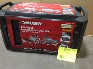 Husky Mechanics Tool Set (270-Piece), Open Box, Review all pictures