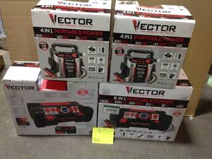 Mix Lot of assorted Vector Charger Battery Chargers, Customer return, Review all pictures