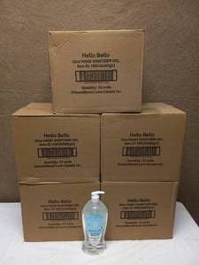 lot 40 image: 5 BOXES HELLO BELLO HAND SANITIZER