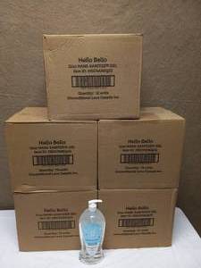 lot 41 image: 5 BOXES HELLO BELLO HAND SANITIZER