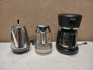 lot 54 image: 3 COFFEETEA MAKERS