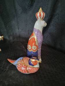 lot 98 image: Vintage French & English Porcelain Figures & Curios