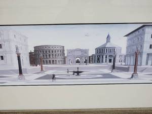 lot 82 image: Fine Art Architectural Lithogrtaph Print by Fra Carnevale - The Ideal City