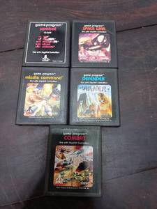 lot 24 image: Atari Games Combat, Defender, Space War, Missile Command