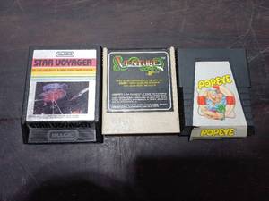 lot 25 image: Atari Games Star Voyage, Popeye, Venture