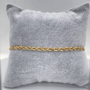 Classic Diamond-Cut Twisted Rope Bracelet in Yellow Gold $999 Retail