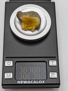 Large 38.29 Carat Natural Raw Welo Opal Gemstone
