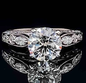 Stunning 2.96ctw Diamond VS ClarityE Color Engagement Ring in 14k White Gold $22,500 Retail VIDEO