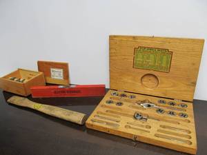 lot 49 image: Group of Vintage Tools - Tap & Die Set Shaper Cutter Set etc