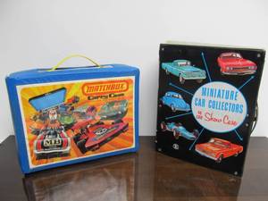 lot 50 image: 2 Vintage Collector Cases for Hot Wheels & Matchbox Cars