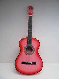 lot 104 image: Pink BC Acoustic Guitar