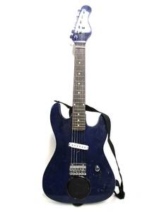 lot 115 image: Working NOVA Smaller Size Purple Electric Guitar wBuilt in SpeakerAmplifier