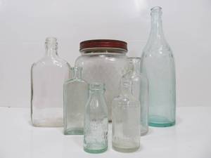 lot 194 image: Vintage & Antique Advertising Bottles &ampetc