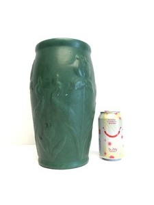 lot 7 image: Large Arts & Crafts era OWENS Art Pottery Vase