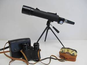 lot 175 image: Nice Group including Binoculars, Opera Glasses & Spotting Scope wStand