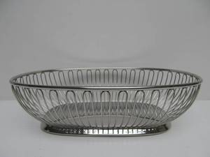 lot 226 image: Quality Chrome ALESSI Wire Basket