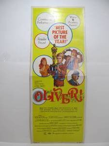 lot 236 image: Vintage 1969 OLIVER Movie Poster