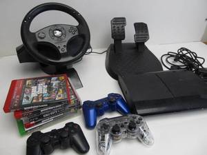 lot 253 image: Playstation 3 wGames Controllers etc