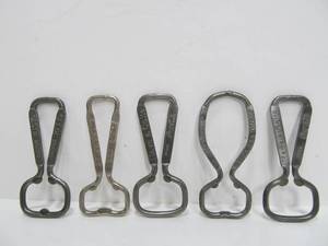 lot 292 image: Nice Group of Old Advertising Soda Bottle Openers