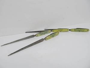 lot 294 image: Group of Pearlized Advertising FileLetter Opener Knives