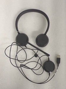 lot 26 image: NEW Jabra Evolve 20 UC Wired Headset  Stereo Professional Telephone Headphones  Superior Sound for Calls &amp Music  USB Connection  All Day Comfort Design