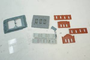 HO scale building kit