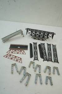 HO scale train bridges