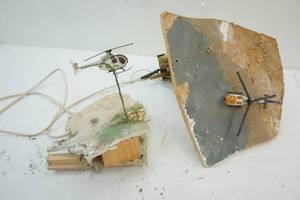 HO scale train motion scenes