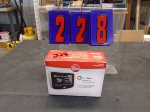 lot 228 image: Rheem econet control center 2.0. As shown.