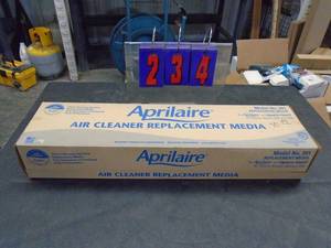 lot 234 image: New Aprilaire air cleaner media. As shown.