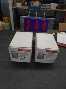 lot 244 image: Honeywell aquastat relays # L8148J-1009. As shown.