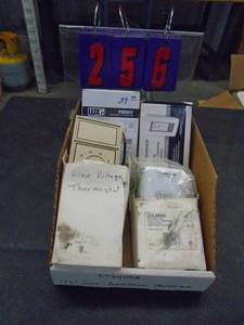 lot 256 image: Qty of 4 Thermostats floor heatheatcoolline voltage. As shown.