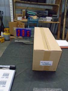 lot 285 image: Firebox damper plate # 25000133. As shown.