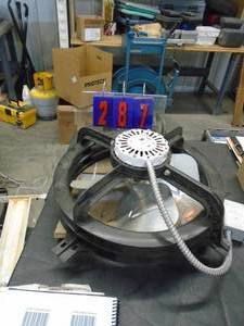 lot 287 image: Onyx baffle & fan. As shown.