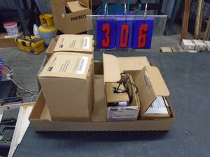 lot 306 image: Qty of 2 Dayton speed switches & qty of 2 fan motors. As shown.