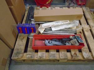 lot 312 image: Assortment of stove parts. As shown.
