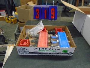 lot 319 image: Box of return blocks. As shown.