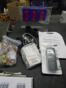 lot 320 image: Misc furnace parts. As shown.