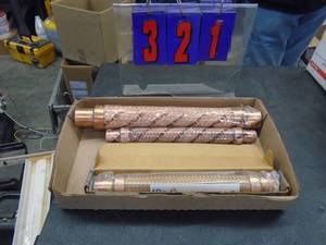 lot 321 image: Copper flex pipes. As shown.