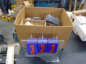 lot 323 image: Misc furnace parts. As shown.