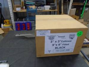 lot 339 image: 9 x 9 collinear black chimney cap. As shown.