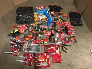 lot 30 image: Mix Lot of Husky Small Tools & Hardware, Review all pictures, Customer return