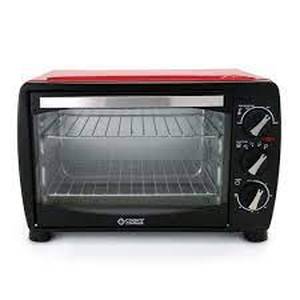 lot 19 image: Cooks Companion 18-Liter 1200W Stainless Steel Convection Toaster Oven - Red