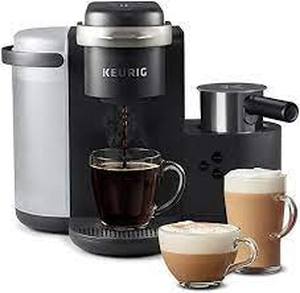 lot 23 image: Keurig K-Cafe Single-Serve K-Cup Coffee Maker, Latte Maker and Cappuccino Maker, Comes with Dishwasher Safe Milk Frother, Coffee Shot Capability, Compatible With all Keurig K-Cup Pods, Dark Charcoal