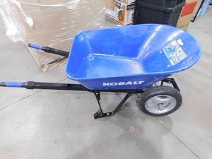 lot 17 image: Kobalt 7-cu ft Steel Wheelbarrow with Flat-Free Tire